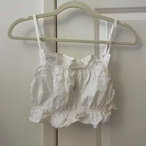 H&M Ruffled crop top